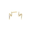 Nordahl Jewellery - WAVE52 vergoldete Ohrstecker