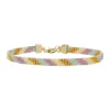 Nuni -Lisa armband in vergoldete silber - Pastel Cream