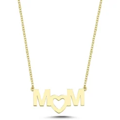Nuran - 14 kt. Gold MOM Halskette mit Herz