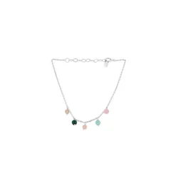 Pernille Corydon - Harmony armband mit farbigen Steinen in Silber