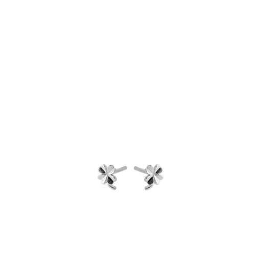 Pernille Corydon - Mini Clover Ohrstecker aus silber