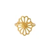 Pernille Corydon - Small Bellis ring aus vergoldetem silber