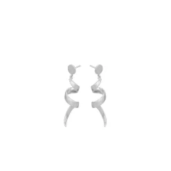 Pernille Corydon - Small loop Ohrringe in Silber**
