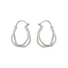 Pernille Corydon - Stream Hoops in silber