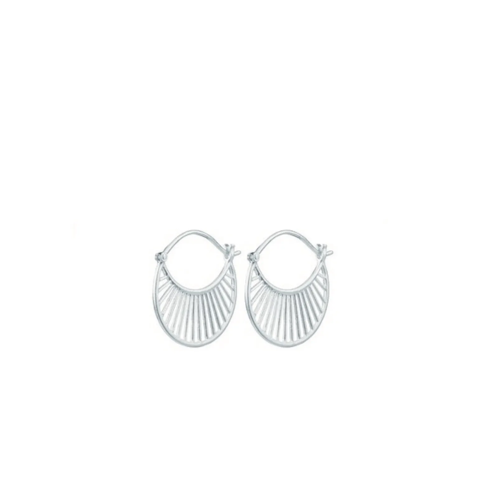 Pernille Corydon - Tageslicht-Ohrringe in Silber