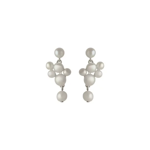 Pernille Corydon - Treasure Ohrringe aus silber mit Perlen