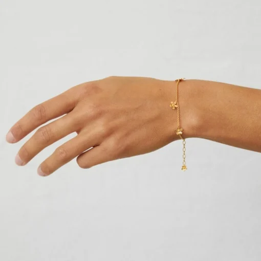 Pernille Corydon - Wild Poppy armband i vergoldete silber
