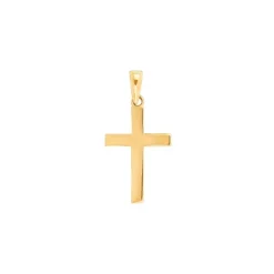 Pfostenkreuz-Anhänger in 8-karätigem Gold – Größe wählen