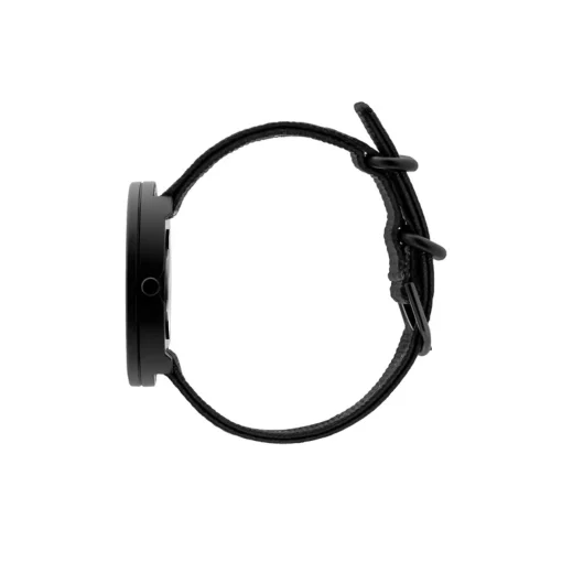 Picto - Manta Ray Schwarzes Zifferblatt und Armband - 40 mm
