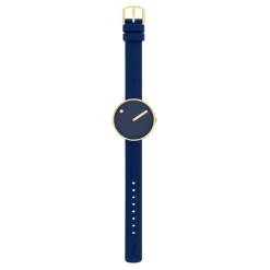 Picto - Mitternachtsblaues Zifferblatt und TPU-Armband auf Biobasis