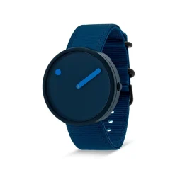 Picto - Navy Blue Zifferblatt und Navy Blue Armband - 40 mm