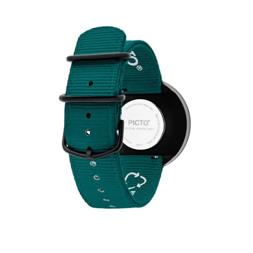 Picto - Ocean Green Zifferblatt und Armband - 40 mm