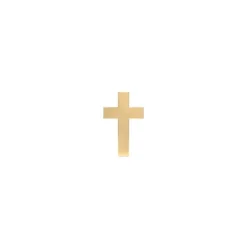 Piercingschmuck - PIERCE52 Ohrring Kreuz 14kt. Gold
