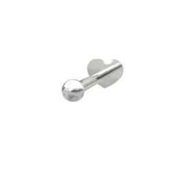 Piercingschmuck - Pierce52, Rhod. silber. Labret-Piercing