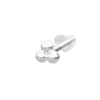 Piercingschmuck - Pierce52, Rhod. Silber, Labret-Piercing mit 3 Kugeln
