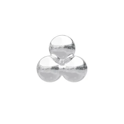 Piercingschmuck - Pierce52, Rhod. Silber, Labret-Piercing mit 3 Kugeln