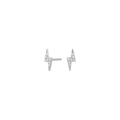 Pure Titanium in Ohrringe mit Blitz