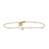 Rabinovich - Minetta-Armband aus vergoldete silber mit Perlen und Kristall