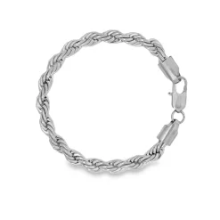 Rico's Cordel armband für Herren in 7 mm Stahl