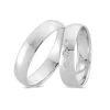 Ringe aus 14 Karat Weißgold - 3 Diamanten *