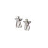 Schutzengel Ohrstecker in Silber - Offen