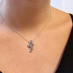 Scrouples - Großer Kugel-Anhänger in glänzend silber