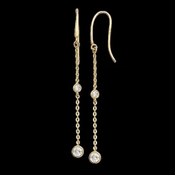 Scrouples - Ohrring aus 8 kt. mit Zirkonium