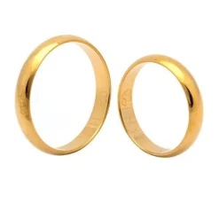 Scrouples Trauringe - 8-14 kt Goldringe 4 mm.