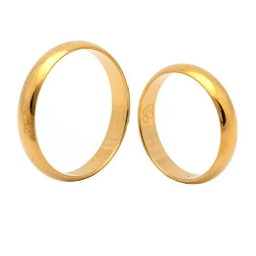 Scrouples Trauringe - 8-14 kt Goldringe 4 mm.