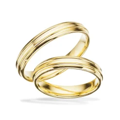 Scrouples Trauringe - 8-14 kt Goldringe 4 mm.