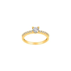 Siersbøl - 8 kt. Goldring mit zirkonia