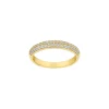 Siersbøl - 8 kt. Goldring mit Zirkonia