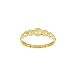 Siersbøl - 8 kt. Goldring mit Kugeln