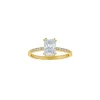 Siersbøl - Ring aus 8 Karat Gold mit zirkonia