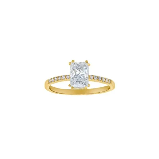 Siersbøl - Ring aus 8 Karat Gold mit zirkonia