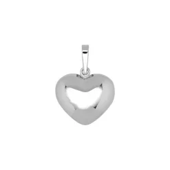 SIERSBØL silber rhod. anhänger herz 20x13mm