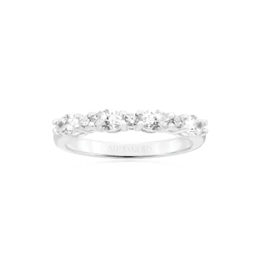 Sif Jakobs - Ellera Ovaler Ring mit klarem zirkonia i silber