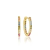 Sif Jakobs - Ellisse Piccolo hoops vergoldete multi