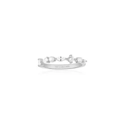 Sif Jakobs - Ring Adria aus Silber mit Perlen und Zirkonen