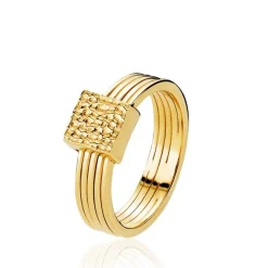 Simone Wulff x Izabel Camille - Ring in vergoldetem Silber