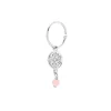 Sistie - Balance Creole in Silber mit rosa Perle