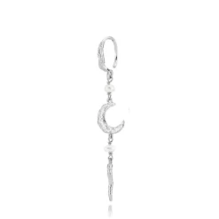 Sistie - Universum-Ohrringe silber 40mm