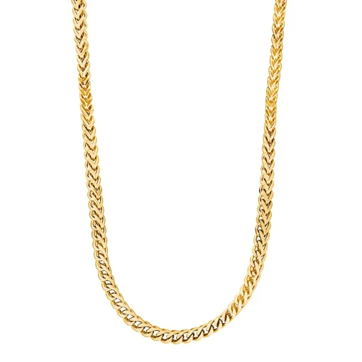Sohn von Noa - Halskette aus Stahl IP Gold 55+5cm
