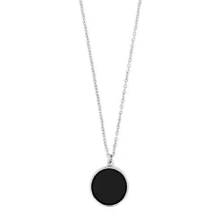 Son of Noa - Herrenhalskette in silber - 16 mm. Anhänger Onyx