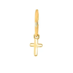 Son of Noa - Rhodiniert silber creol mit Kreuz