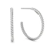 Spinning Jewelry - Kreis- Hoops in silber **
