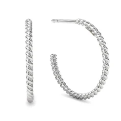 Spinning Jewelry - Kreis- Hoops in silber **