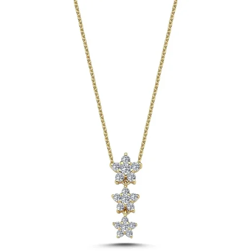 Stella - Diamantanhänger in 14 kt Gold mit in 0,48 ct.