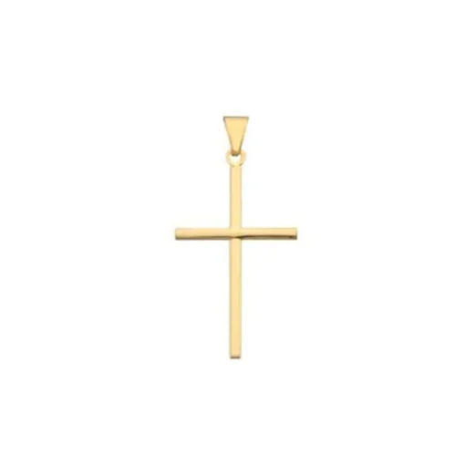 Stolpe Kreuz Goldanhänger in 8-14 kt - Groß