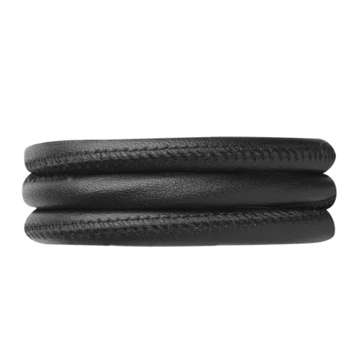 STORY Lederarmband - schwarz